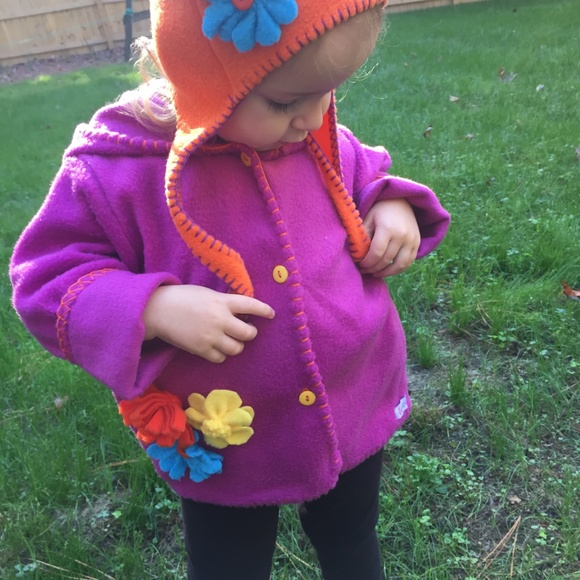 Flower Fleece Jacket - Picture 5 of 5